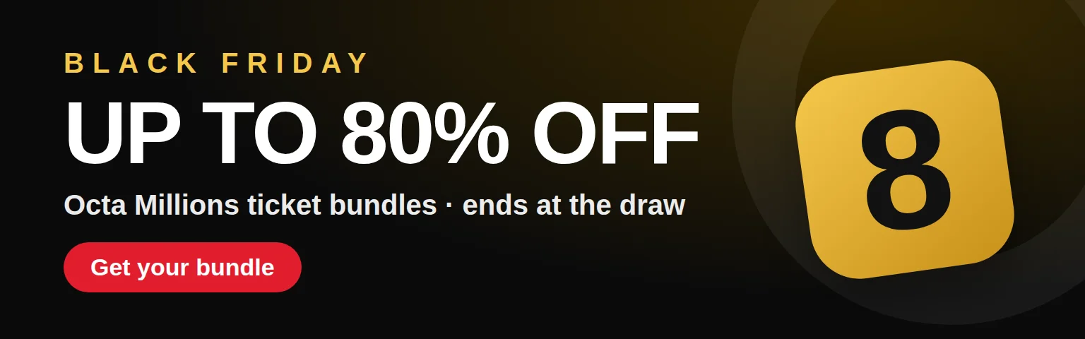 Black Friday: Octa Millions ticket bundles up to 80% off